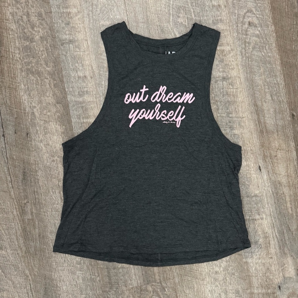 IAB Workout Muscle Tank Outdream Yourself Fitness Sz S